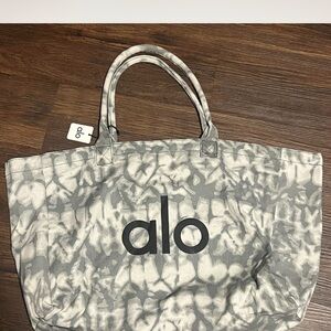 ALO Yoga Marble Gray Tote Bag